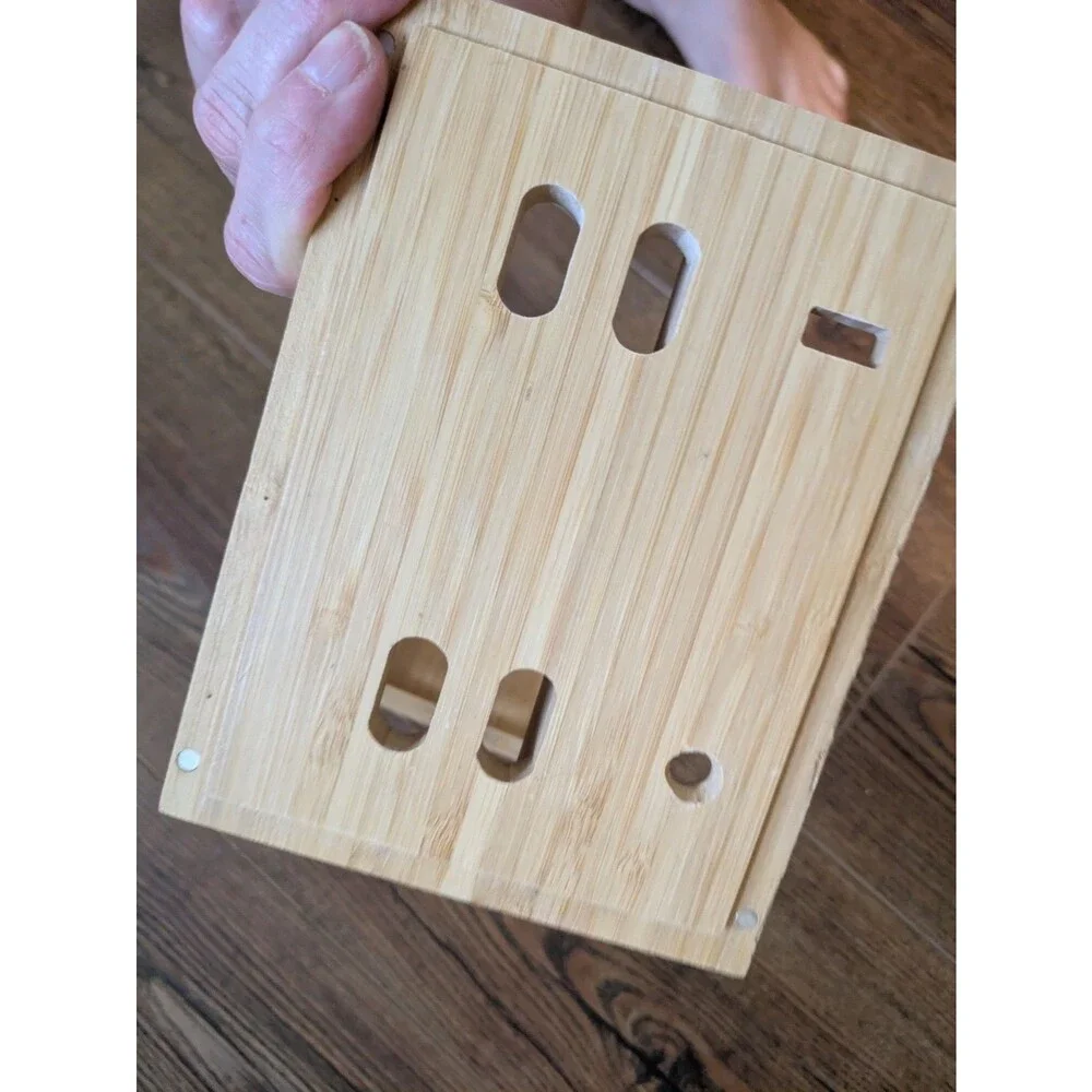 Bamboo Universal Multi Device Cord Organizer Model Rx-1904